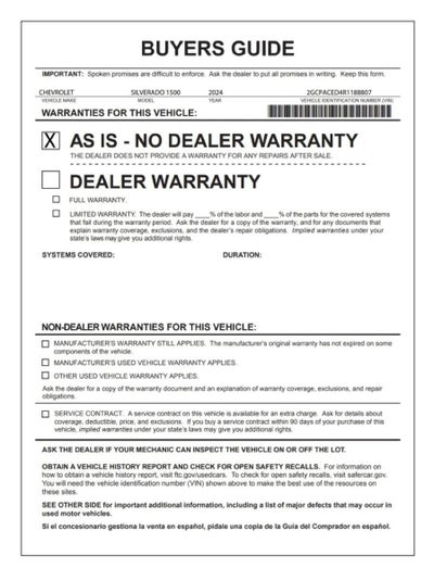 2024 Chevrolet Silverado 1500 LT