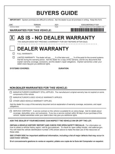 2021 GMC Terrain SLE