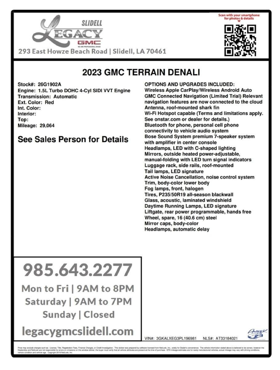 2023 GMC Terrain Denali