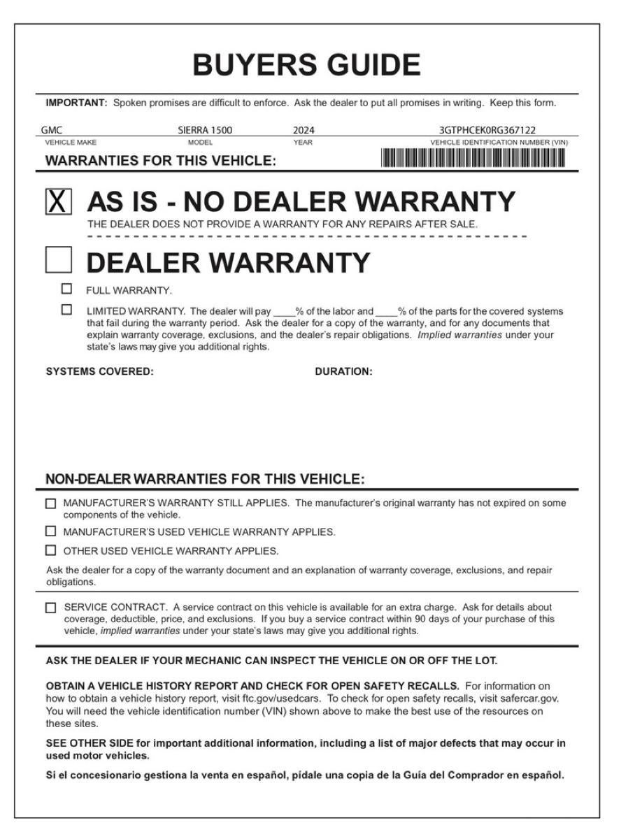 2024 GMC Sierra 1500 Elevation