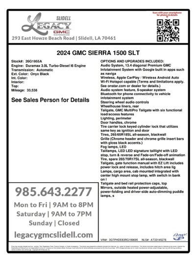 2024 GMC Sierra 1500 SLT