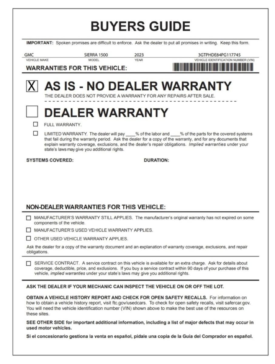 2023 GMC Sierra 1500 SLT