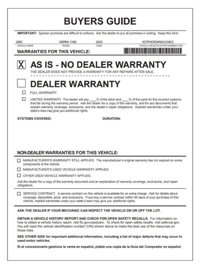 2022 GMC Sierra 1500 SLT