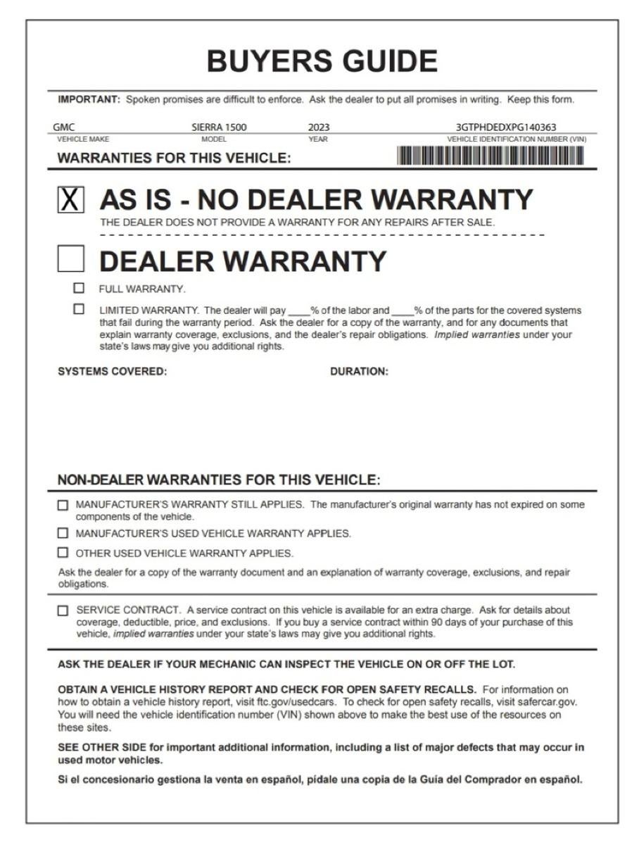 2023 GMC Sierra 1500 SLT