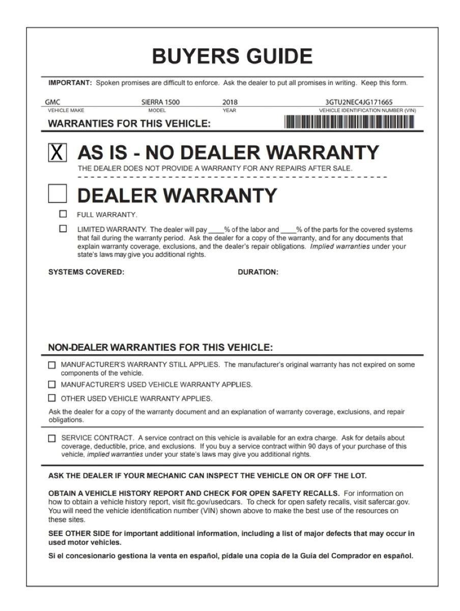 2018 GMC Sierra 1500 SLT