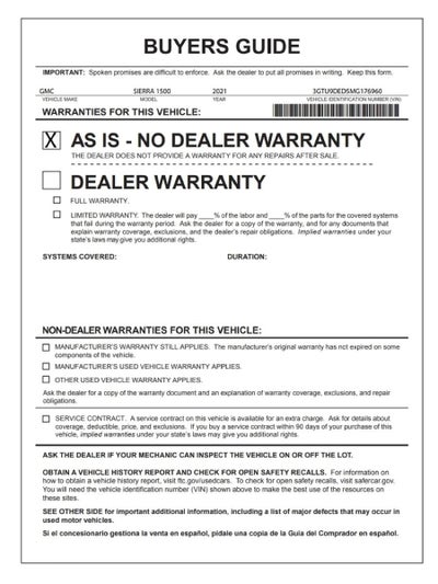 2021 GMC Sierra 1500 SLT