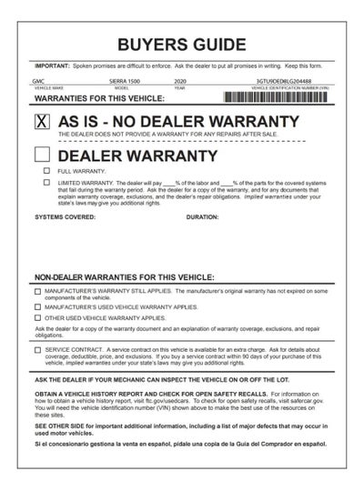 2020 GMC Sierra 1500 SLT