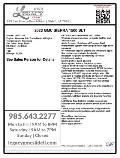 2023 GMC Sierra 1500 SLT