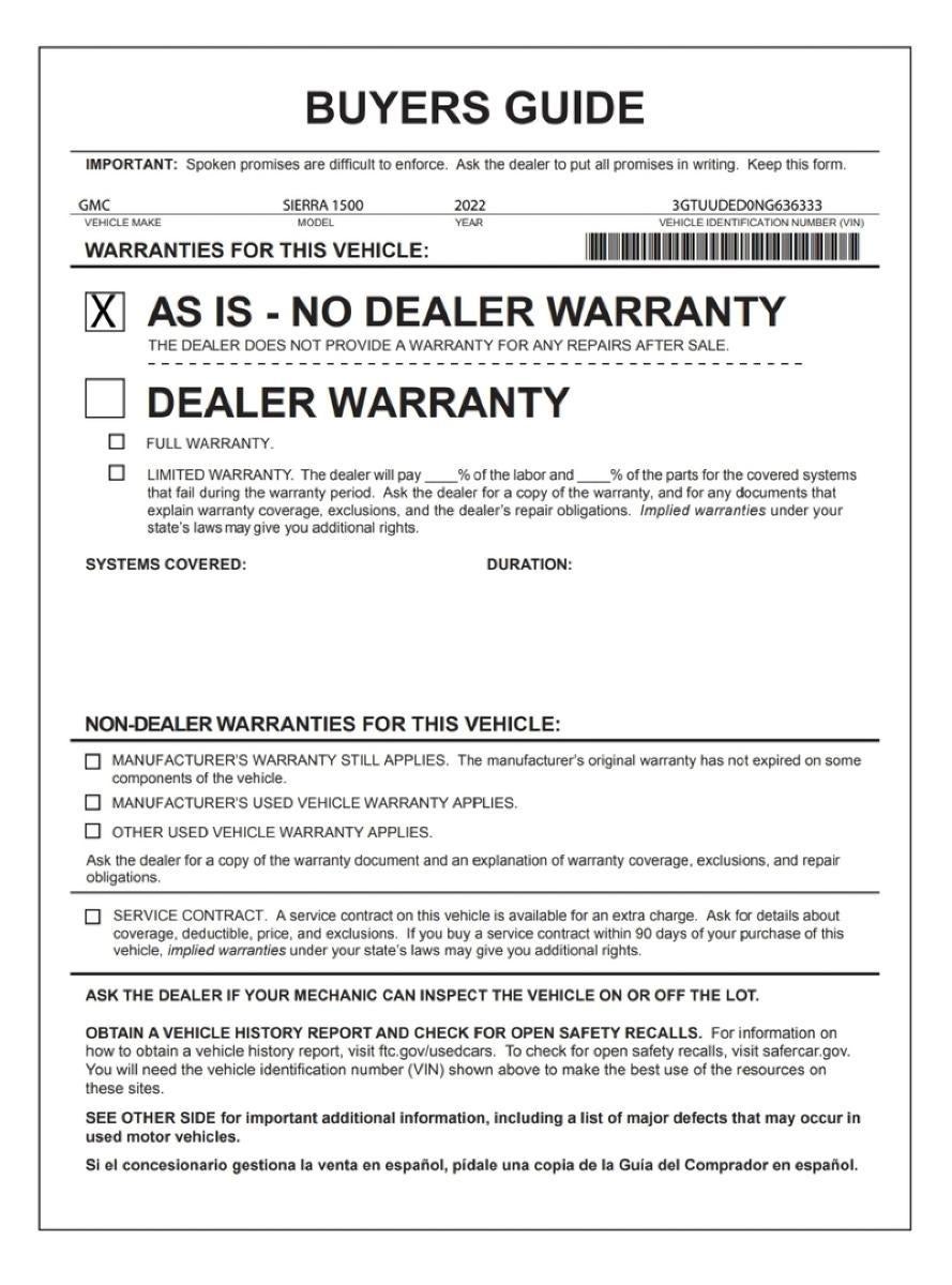2022 GMC Sierra 1500 SLT