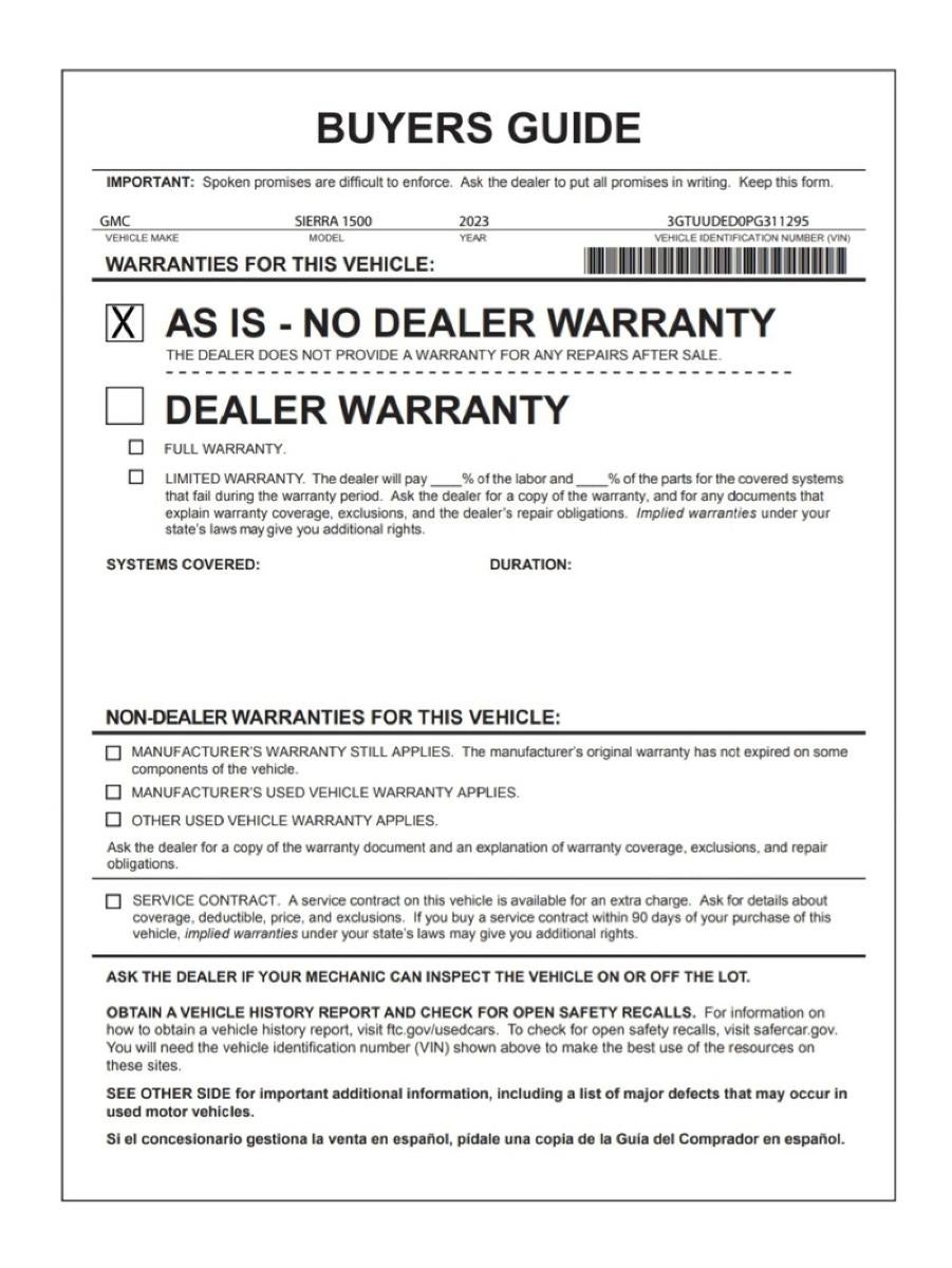 2023 GMC Sierra 1500 SLT