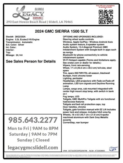 2024 GMC Sierra 1500 SLT