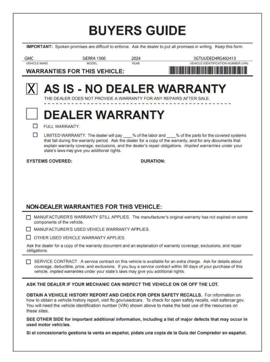 2024 GMC Sierra 1500 SLT