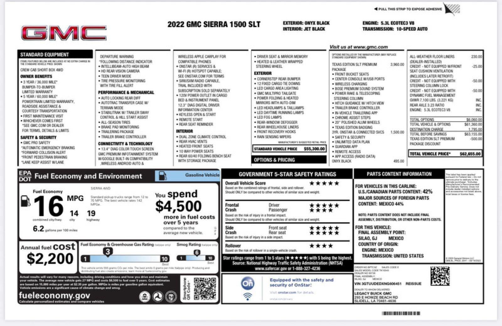 2022 GMC Sierra 1500 SLT