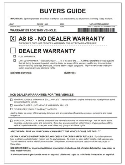 2022 GMC Sierra 1500 SLT