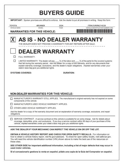 2024 Toyota 4Runner SR5 Premium