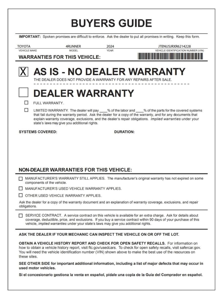 2024 Toyota 4Runner SR5 Premium