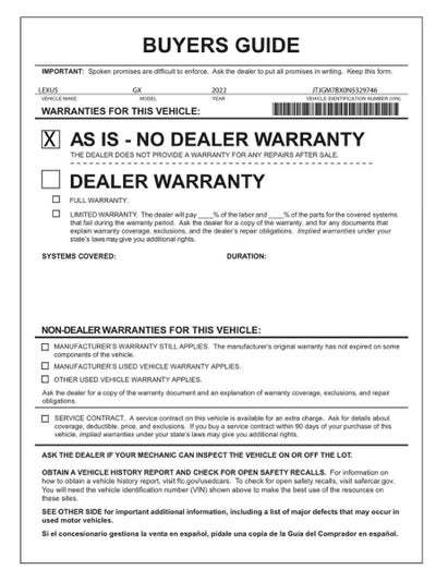 2022 Lexus GX GX 460 Luxury