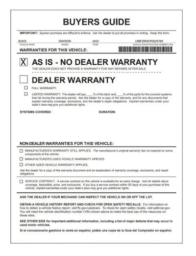 2023 Buick Envision Avenir