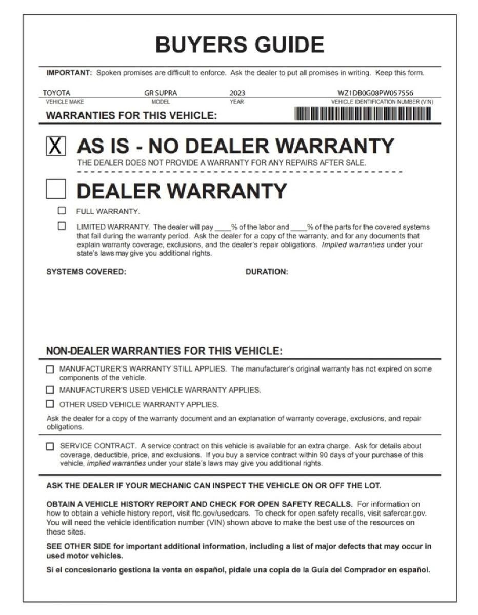 2023 Toyota GR Supra 3.0